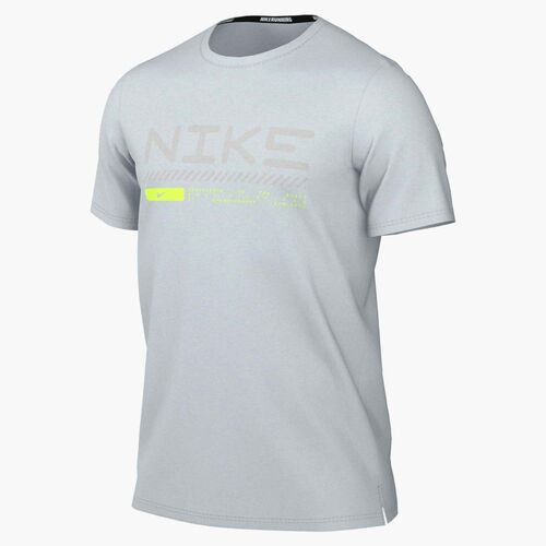 Nike M Nk Winter Miler Ss Top - pure platinum/volt/reflective silv
