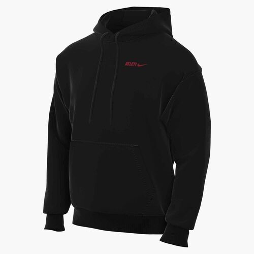 Nike Atm M Nsw Club Hoodie Po Bb Wp - black/sport red
