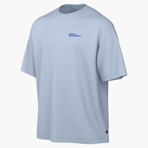 Nike Inter M Nk Peak Wrdmrk Tee - football grey
