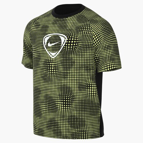 Nike M Nk Df Acd+ Ss Top Aop - limelight/black/white