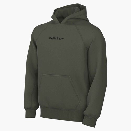 Nike Psg K Nsw Nikeair Po Hoodie Wp - cargo khaki/black