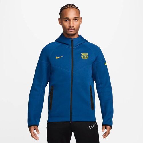 Nike Fcb M Nsw Tech Flc Fz Wrjktcse - gym blue/opti yellow