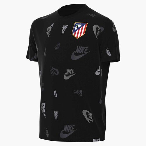 Nike Atm U Nk Crest Aop Tee - black