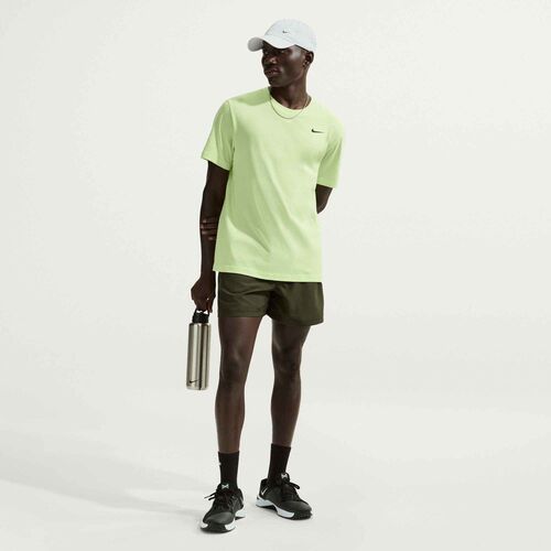 Nike M Nk Df Tee Dfc Crew Solid - lt liquid lime/black