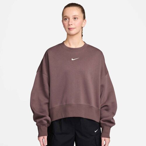 Nike W Nsw Phnx Flc Oos Crew - tattoo/sail