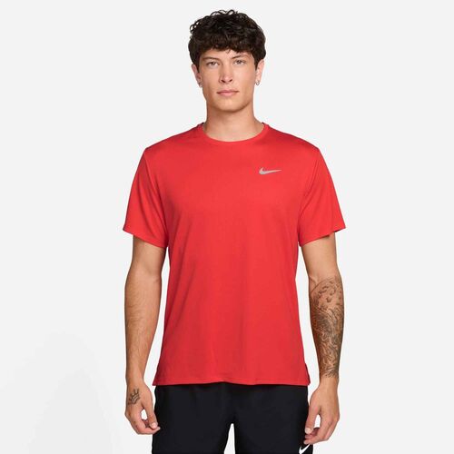 Nike M Nk Df Uv Miler Ss - lt crimson/reflective silv