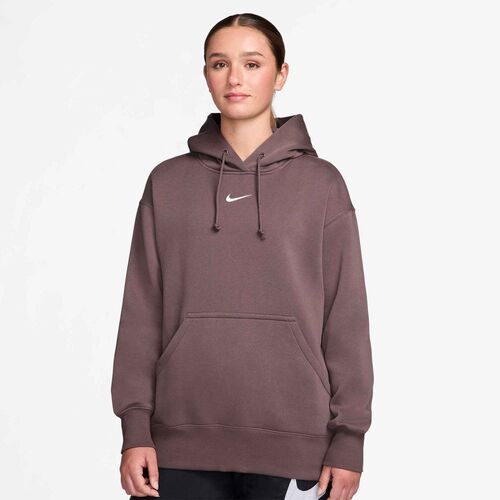 Nike W Nsw Phnx Flc Os Po Hoodie - tattoo/sail