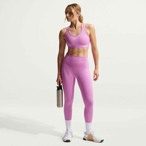 Nike W Nk Swsh Med Spt Bra - lt magenta/white