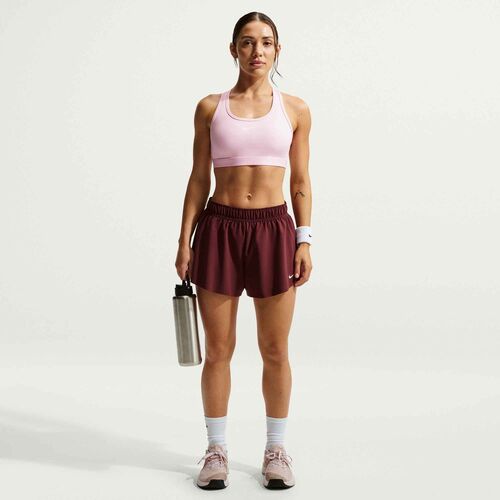 Nike W Nk Swsh Med Spt Bra - pink foam/white