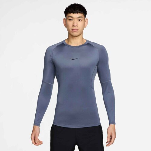 Nike M Np Df Tight Top Ls - diffused blue/black