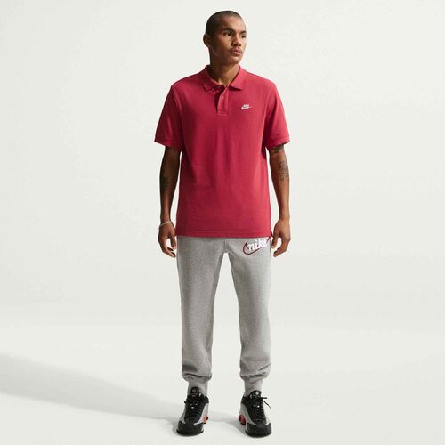 Nike M Nk Club Ss Polo Pique - team crimson/white