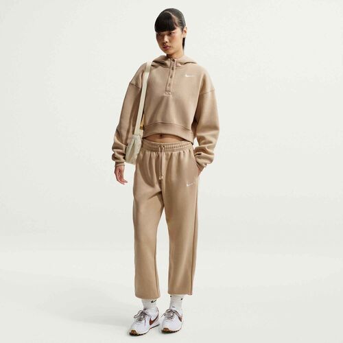 Nike W Nsw Phnx Flc Hr Os Pant 2 - linen/sail