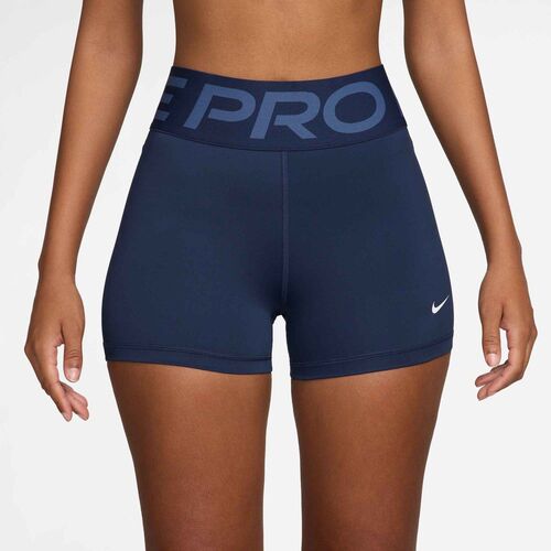 Nike W Np Sculpt Df Hr 3In Short - midnight navy/white