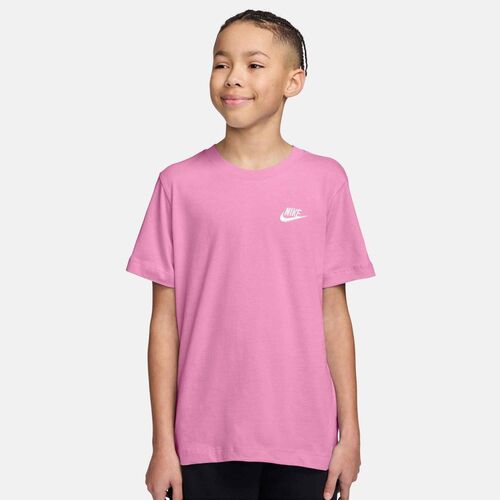 Nike K Nsw Tee Emb Futura Lbr - lt magenta