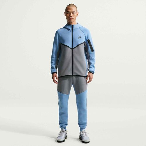 Nike M Nk Tch Flc Fz Wr Hoodie - work blue/cool grey/black