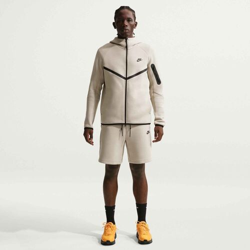 Nike M Nk Tch Flc Fz Wr Hoodie - cream ii/black