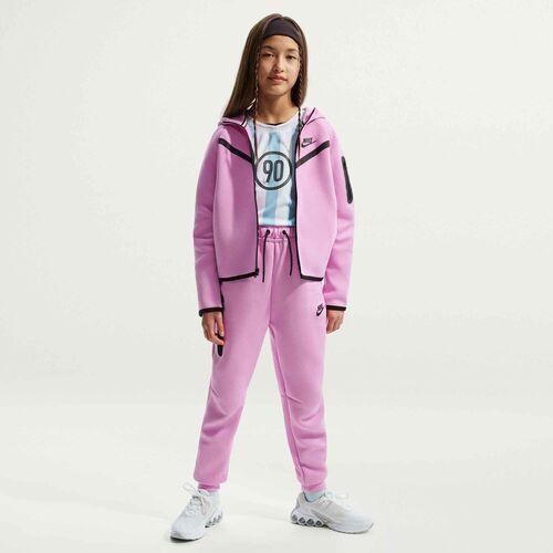 Nike G Nsw Tch Flc Jggr - Pd - lt magenta/black/black