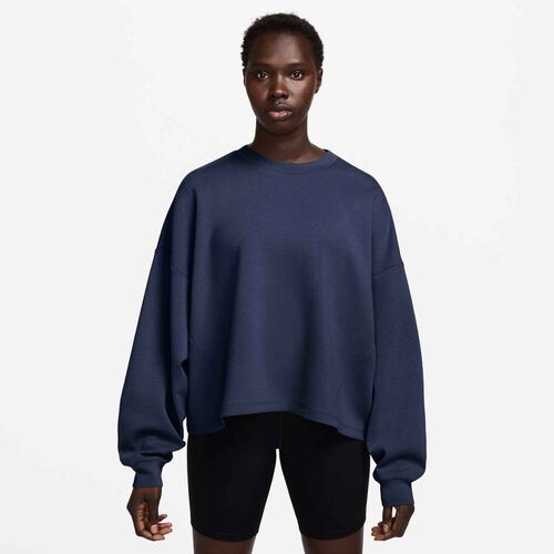 Nike W Nk 24.7 Df Crew Soft Knit - midnight navy/dark obsidian