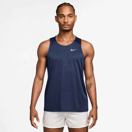 Nike M Nk Dfadv Stride Tank - midnight navy/reflective silv