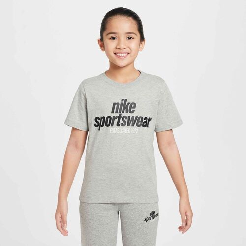 Nike K Nsw Tee Club Fam - dk grey heather