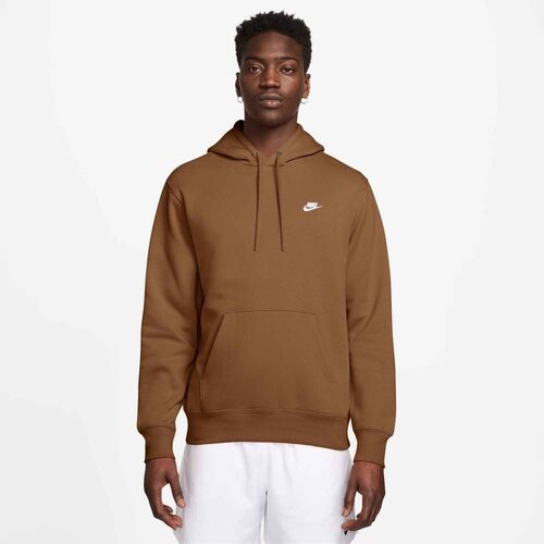 Nike M Nk Club Bb Po Hoodie - ale brown/ale brown/white