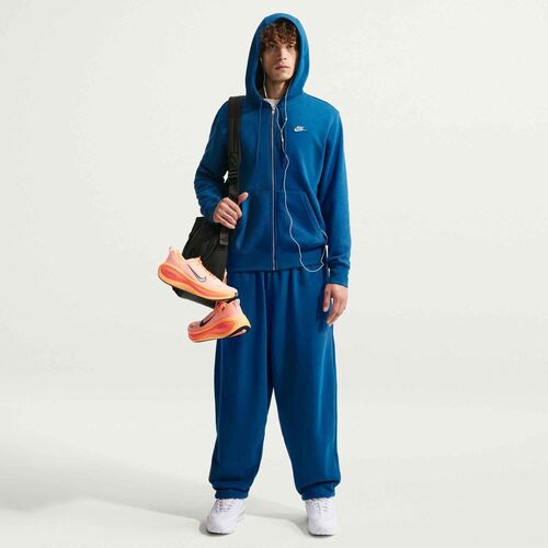 Nike M Nk Club Bb Fz Hoodie - court blue/court blue/lt khaki