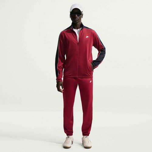 Nike M Nk Club Pk Trk Suit - team crimson/obsidian/white/white
