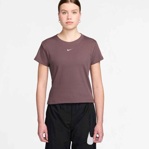 Nike W Nsw Rib  Tght Ss Tee - tattoo