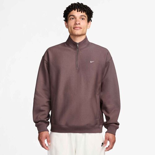 Nike M Nl Solo Swsh Bb Quarter Zip - tattoo/white