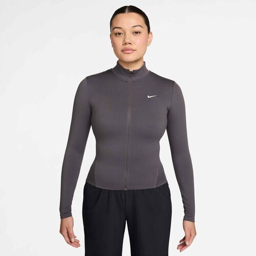 Nike W Nk One Df Fz Fitted Jacke - thunder grey/white