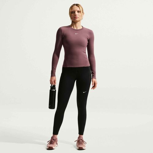 Nike W Nk One Df Fttd Ls Top - tattoo/white