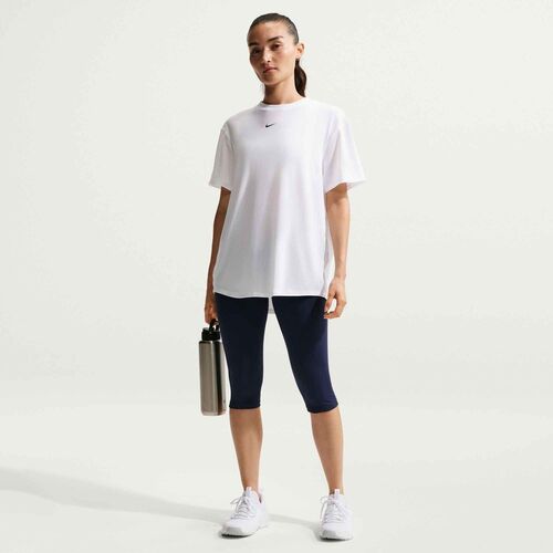 Nike W Nk One Relaxed Df Ss Top - white/black