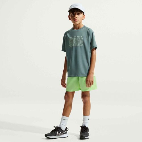 Nike B Nk Df Multi  Ss Top Love - mineral slate/lt liquid lime