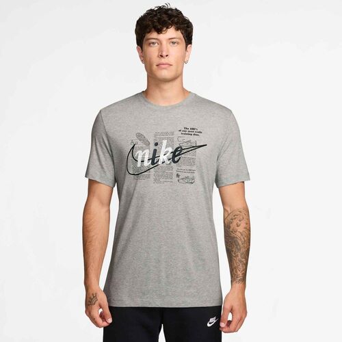 Nike U Nsw Tee Std Celebrate Brnd - dk grey heather