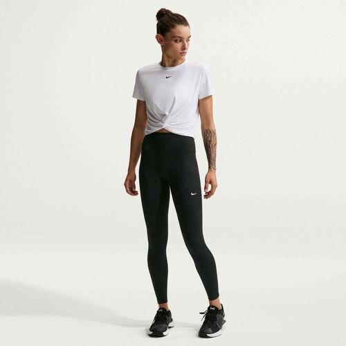 Nike W Nk Df One Hr Tight Useam - black/white