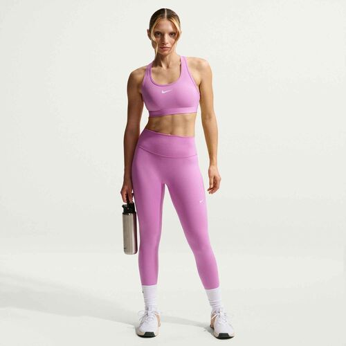 Nike W Nk Df One Hr Tight Useam - lt magenta/white