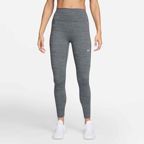 Nike W Nk Df One Hr 7/8 Tight Useam - smoke grey/htr/white