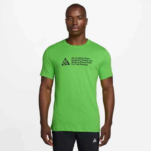 Nike M Acg Df Tee Std Trail Logo - mean green