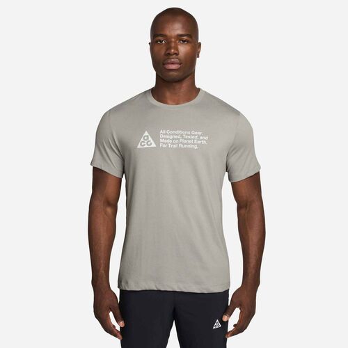 Nike M Acg Df Tee Std Trail Logo - college grey