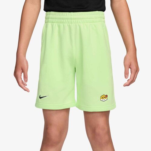 Nike Km K Club Flc Short - lt liquid lime/black