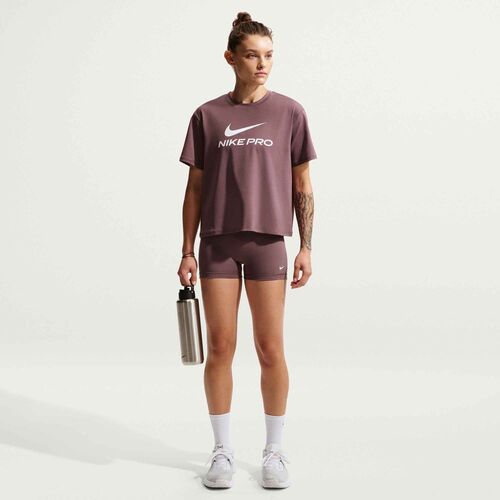 Nike W Np Df 365 Ss Loose Top - tattoo/white