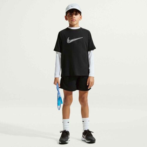 Nike B Nk Df Multi Ss Top Hbr - black/white