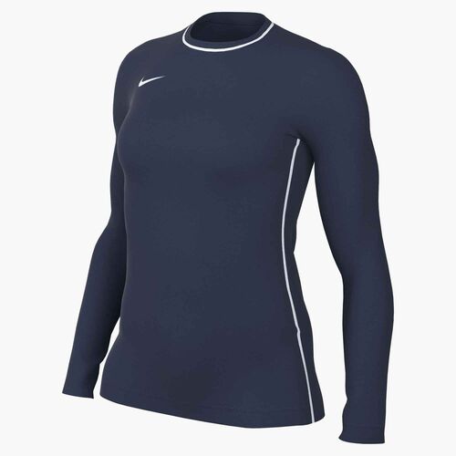 Nike W Nk Df Park26 Crew Top - midnight navy/white/white