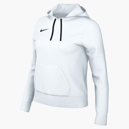 Nike W Nk Park26 Flc Po Hoodie - white/black