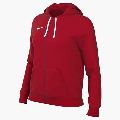 Nike W Nk Park26 Flc Fz Hoodie - university red/white