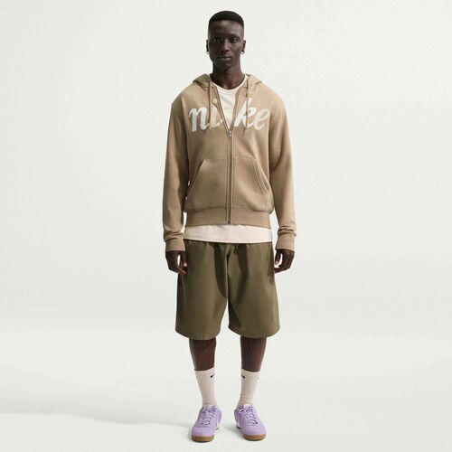 Nike M Nk Club Bb Fz Hood Ctb - parachute beige/parachute beige/sai