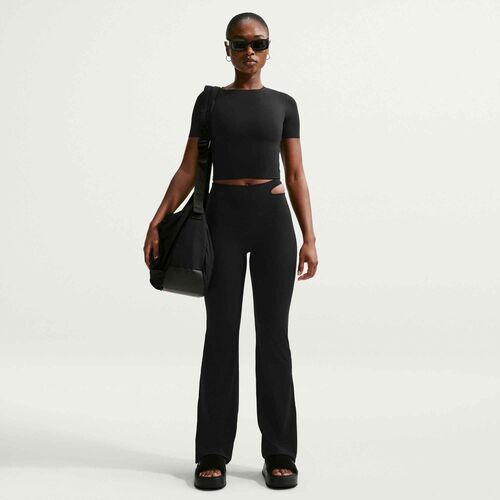 Nike W Nk Df Zenvy Ss Top - black/cool grey