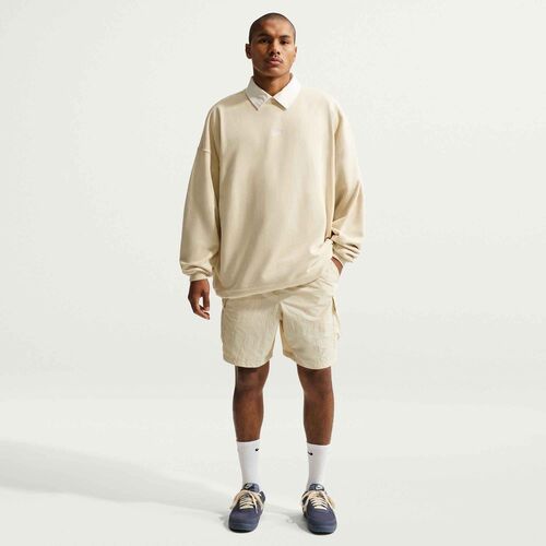 Nike M Nk Club Ft Os Crew - lt khaki/white