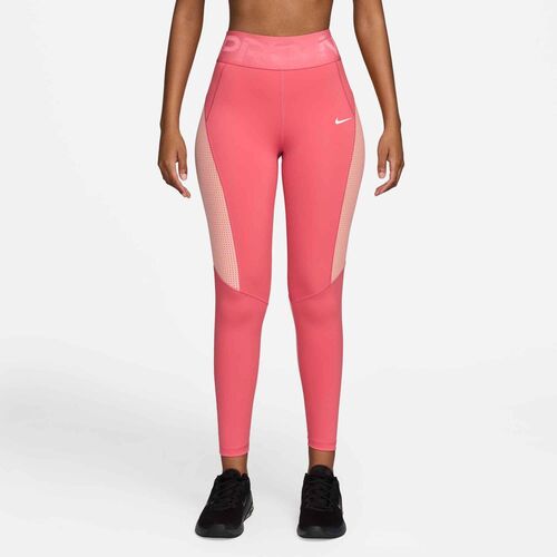 Nike W Np Df Sculpt Hr 7/8 Tight Gg - sea coral/lt fusion red/white