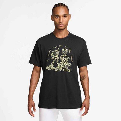Nike U Nsw Tee Lse Tall Flowers - black